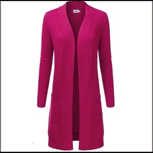 4 for $20 / Long knit cardigan with pockets